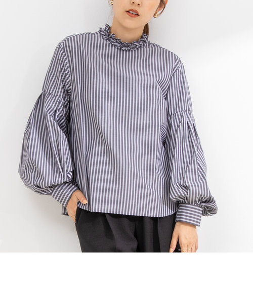 【MARILYN MOON/マリリーンムーン】tuck frill sleeve blouse