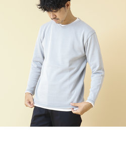 《2点セット》SIX FUNCTION ボーダーVネックニット（ロンT付き）24AW