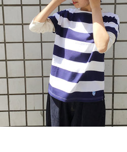 【ORCIVAL/オーシバル】（RC-6829）40/2 STRIPE ショートスリーブTシャツ