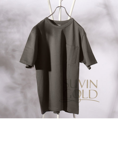 【SUVIN GOLD】ポケット付きTシャツ (世界最高級の超長綿使用、ツルっと冷たい肌触りが特徴！) | FREDY&GLOSTER