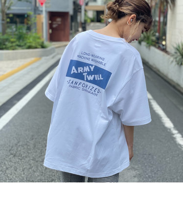 【ARMY TWILL / アーミーツイル】 別注バックプリント Tシャツ ...