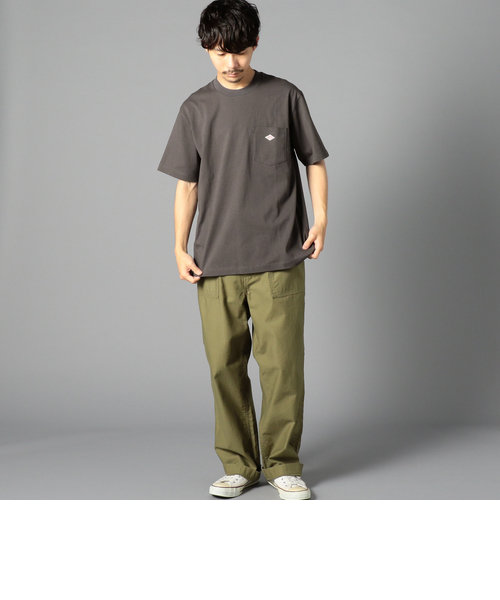 DANTON/ダントン】クルーネック半袖ポケットTシャツ#JD-9041