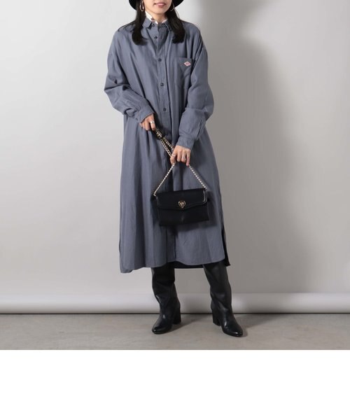 Danton ダントン モールスキンシャツワンピース Fredy Gloster フレディ グロスター の通販 Mall