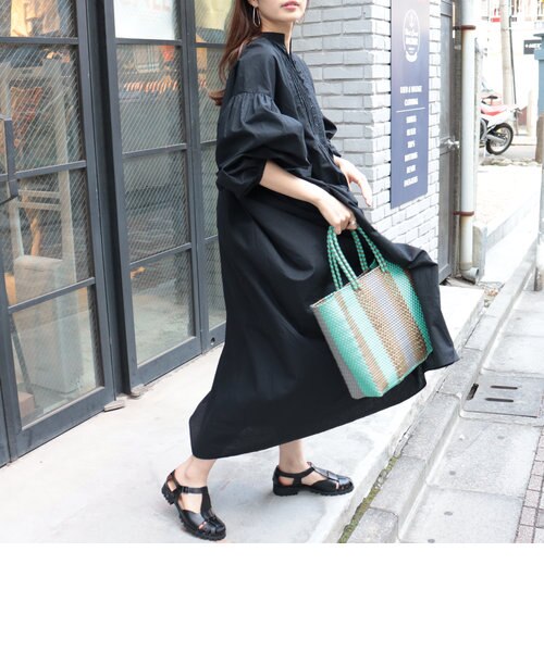 開梱 設置 無料 ロングワンピース 袖ボリューム ワンピース Acossolutions Es