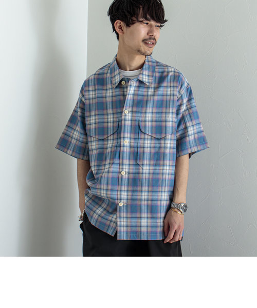 【PENDLETON/ペンドルトン】オンブレーオープンカラーCPO ショートスリーブシャツ
