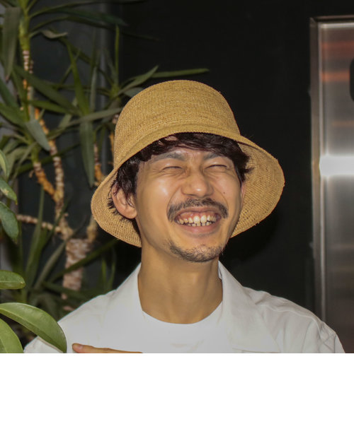 GLOSTER/グロスター】RAFFIA BUCKET HAT ラフィア バケットハット