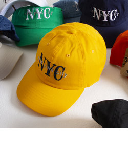 【NEW HATTAN/ニューハッタン】NYC 刺繍ロゴ キャップ embroidery