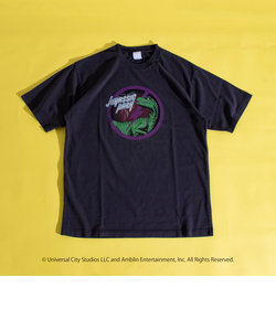 【JURASSIC WORLD/ジュラシック・ワールド】プリントTシャツ バンドTシャツ風