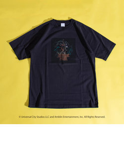 【JURASSIC WORLD/ジュラシック・ワールド】プリントTシャツ バンドTシャツ風