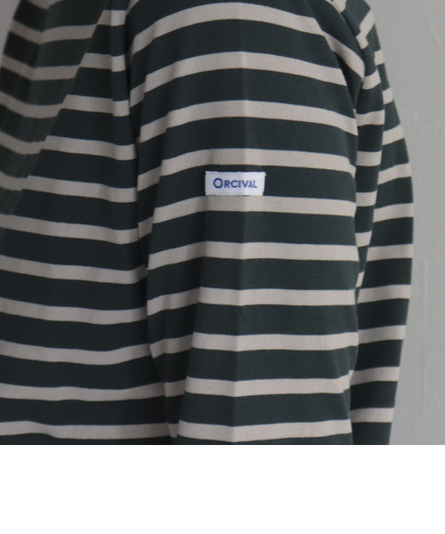 WEB限定】【ORCIVAL/オーシバル】ロングスリーブボーダーTシャツ