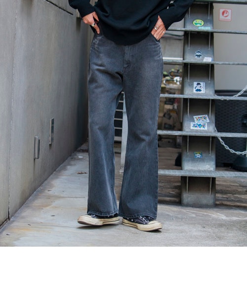 【GLOSTER/グロスター】フレアデニム ジーンズ ブーツカット