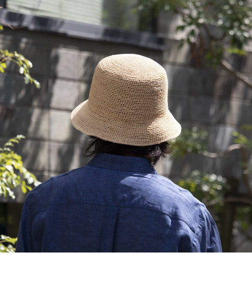 GLOSTER/グロスター】RAFFIA BUCKET HAT ラフィア バケットハット