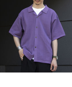 【GLOSTER/グロスター】スポンディッシュニット オープンカラーシャツ リラックスフィット