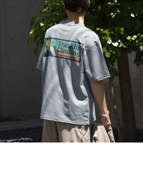 Franklin Climbing】バックプリント ショートスリーブTシャツ