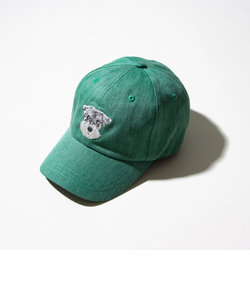 【GLOSTER/グロスター】WASHED DOG embroidery CAP キャップ 刺繍