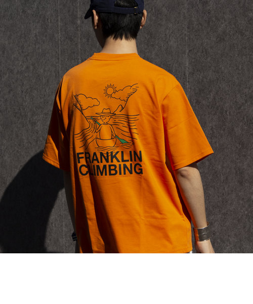 【限定展開】【Franklin Climbing/フランクリンクライミング】 バックプリント カヌーグラフィックTシャツ