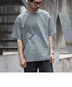 【限定展開】【GLOSTER/グロスター】ハイポンチ ビッグシルエット ドレープ半袖Tシャツ