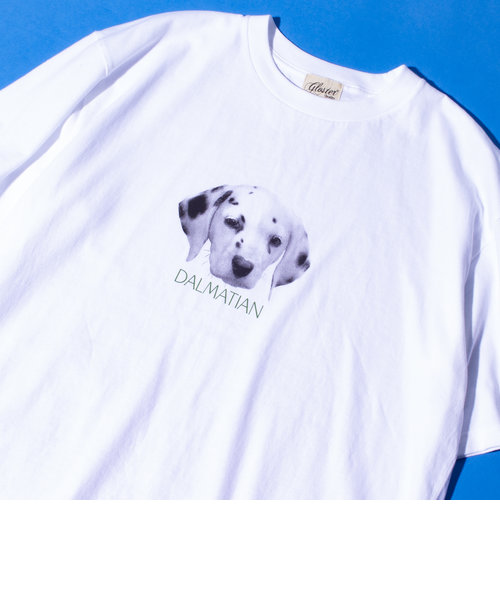 【新柄追加】【GLOSTER/グロスター】DOG&CAT 犬猫プリントTシャツ