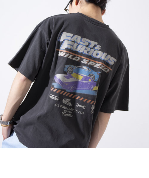 【Disney】【TOM&JERRY】【WILD SPEED】 ピグメント加工 プリントTシャツ