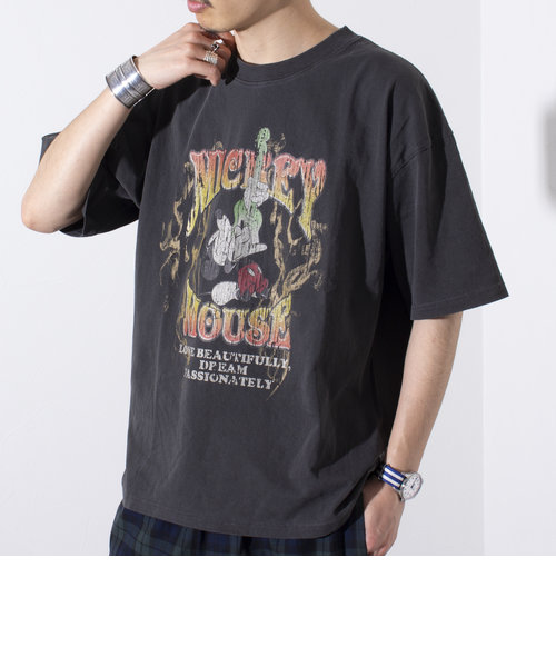 【Disney】【TOM&JERRY】【WILD SPEED】 ピグメント加工 プリントTシャツ