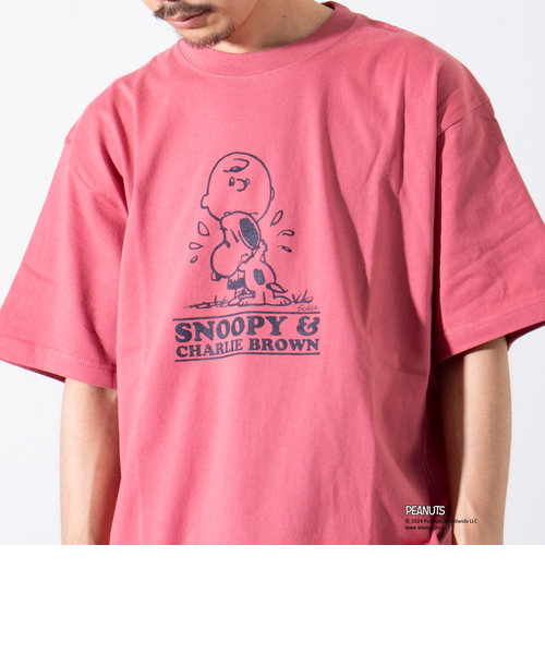 【PEANUTS/ピーナッツ】プリント クルーネックTシャツ