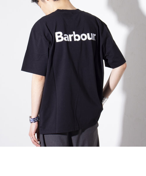 【限定展開】【Barbour/バブアー】Strowell ロゴ バックプリント リラックスフィット Tシャツ