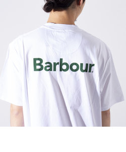 【限定展開】【Barbour/バブアー】Strowell ロゴ バックプリント リラックスフィット Tシャツ