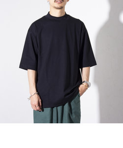 【LACOSTE/ラコステ】5分袖 モックネック サマーニットTシャツ