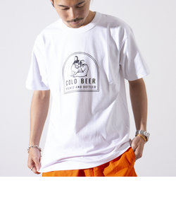 【GLOSTER/グロスター】オープンエンドDOG プリントTシャツ