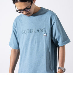 【GLOSTER/グロスター】フレンチブルドッグ刺繍 GOOD DOG Tシャツ