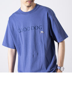 【GLOSTER/グロスター】フレンチブルドッグ刺繍 GOOD DOG Tシャツ