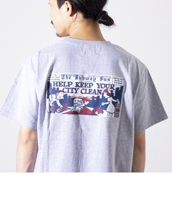 【MTA/エムティーエー】ロゴプリントTシャツ バックプリント ワンポイントロゴ