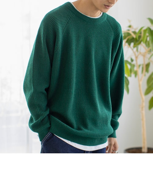 メンズのニット セーター グリーン カーキ 緑色 通販 ららぽーと公式通販 Mall
