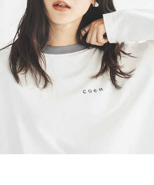 coen（コーエン）ミニロゴリンガーTシャツ（WEB限定カラー） coen（コーエン）の通販 mall