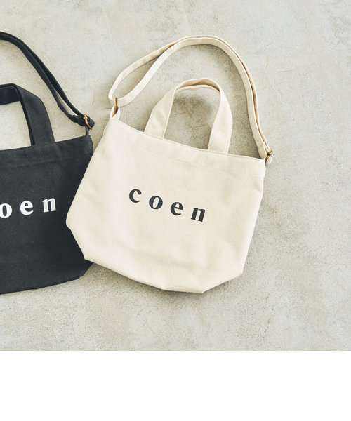coen2WAYロゴトートバッグSサイズ | coen（コーエン）の通販 - &mall