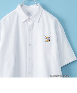 Jeremy Yamamura×コーエン　グラフィック刺繍半袖シャツ