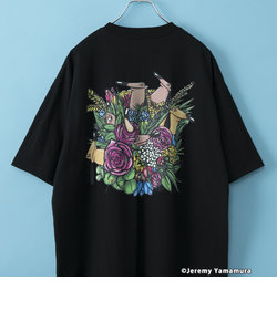 Jeremy Yamamura×コーエン　グラフィックプリントTシャツ