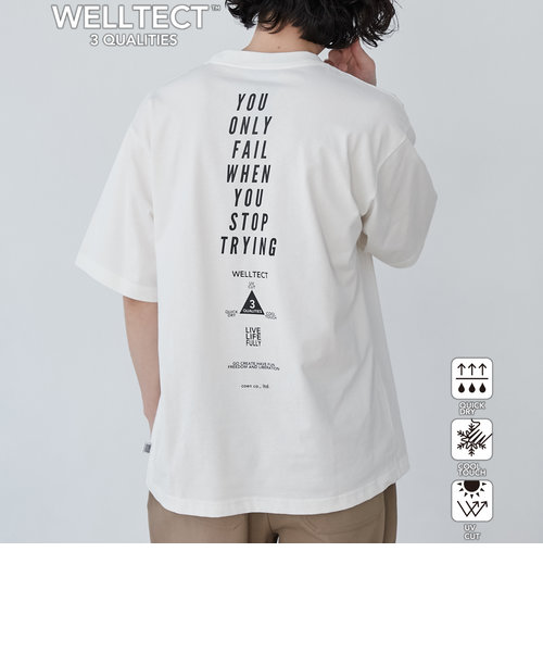 【WELLTECT】ロゴバックプリントTシャツ（WEB限定カラー）