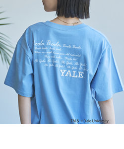 YALE別注ロゴプリントバック刺繍Tシャツ