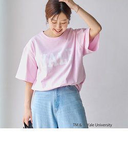 YALE別注ロゴプリントバック刺繍Tシャツ