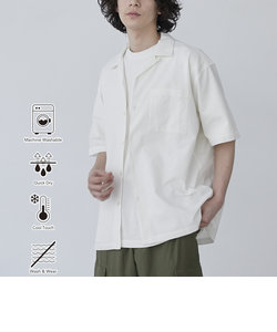 COOL&DRYエンボスオープンカラーシャツ（WEB限定カラー）