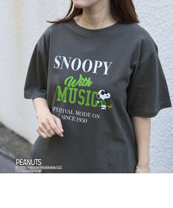 PEANUTS(ピーナッツ)×coen プリントTシャツ