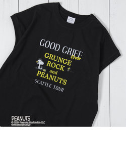 PEANUTS(ピーナッツ)×coen フレンチスリーブプリントTシャツ