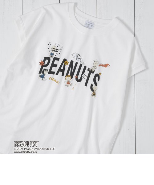 PEANUTS(ピーナッツ)×coen フレンチスリーブプリントTシャツ