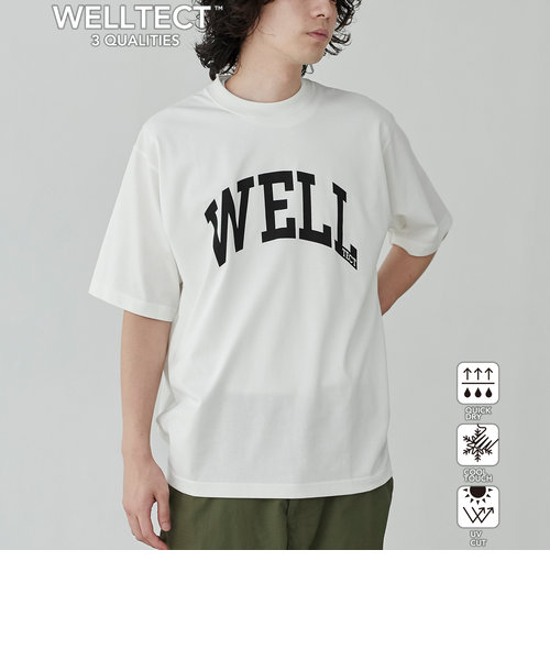 【WELLTECT】ロゴプリントクルーネックTシャツ（WEB限定カラー）