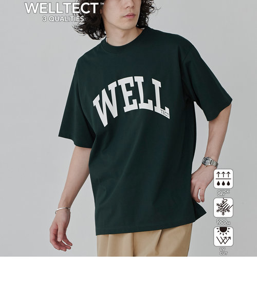 【WELLTECT】ロゴプリントクルーネックTシャツ（WEB限定カラー）