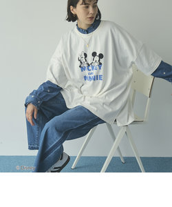 【先行販売】coen限定／Disney（ディズニー）アソートプリントビッグTシャツ