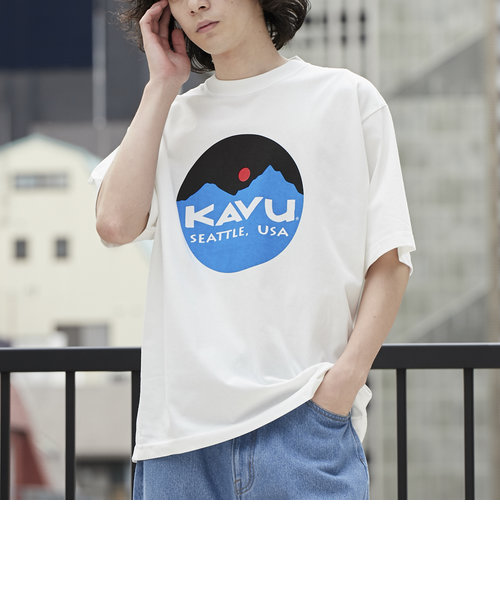 KAVU（カブー）別注マウントロゴTシャツ（WEB限定カラー）