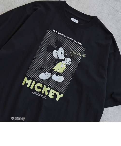 【先行販売】coen限定／Disney（ディズニー）フロントプリントTシャツ（WEB限定カラー）