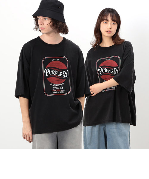 フロスト加工プリントＴシャツ